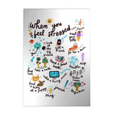 When You Feel Stressed Decoposter